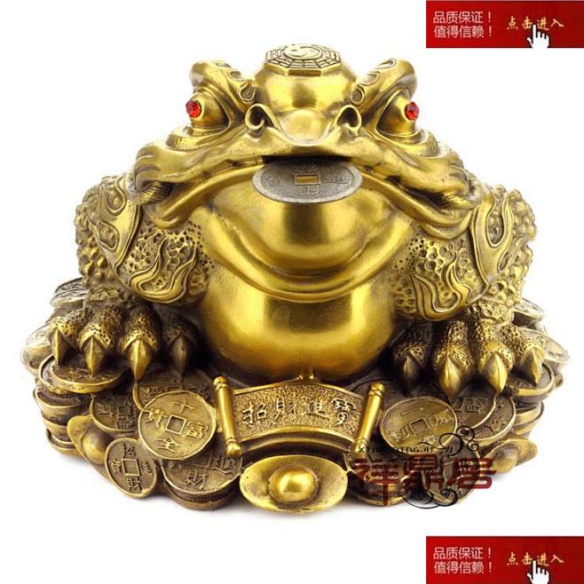 祥鼎居金蟾招財擺件 傳承匠心工藝，助力家居招財進寶
